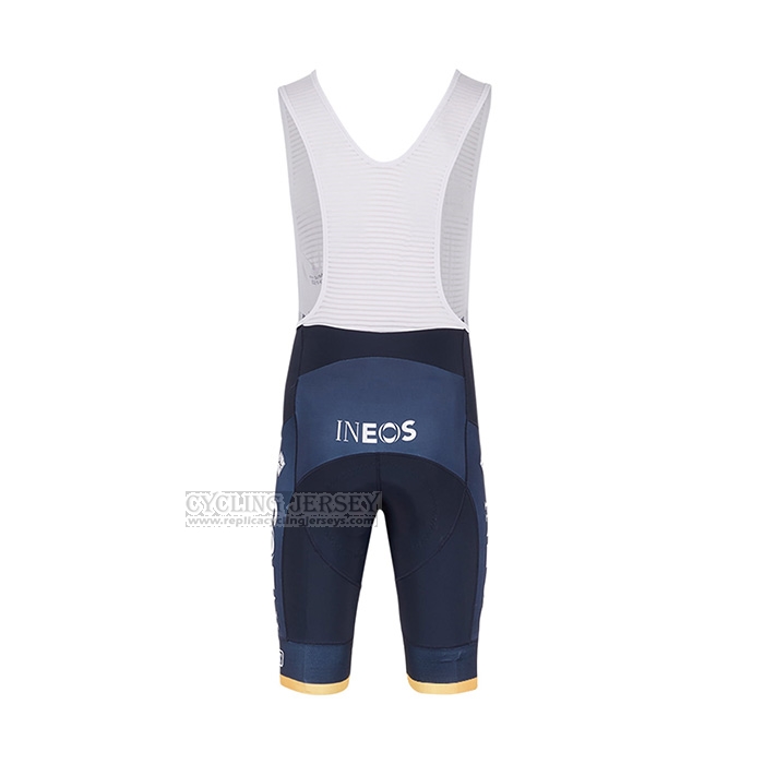 2022 Cycling Jersey Ineos Grenadiers Deep Blue Red Short Sleeve and Bib Short